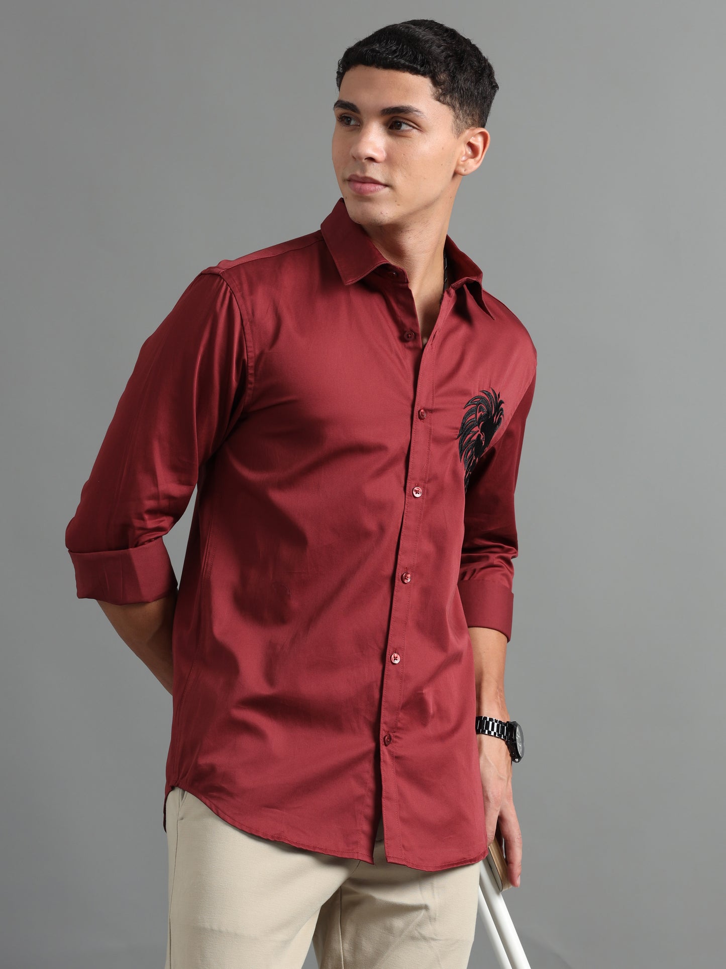 Uptown Deep Maroon