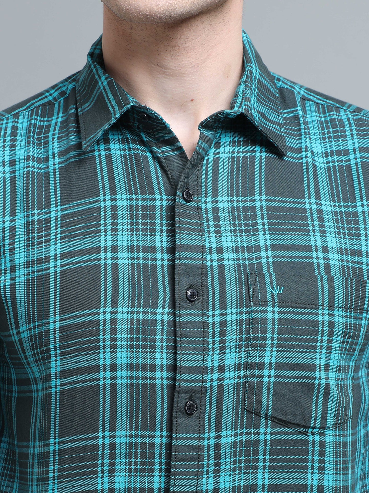 Spring DK Green Check Shirt