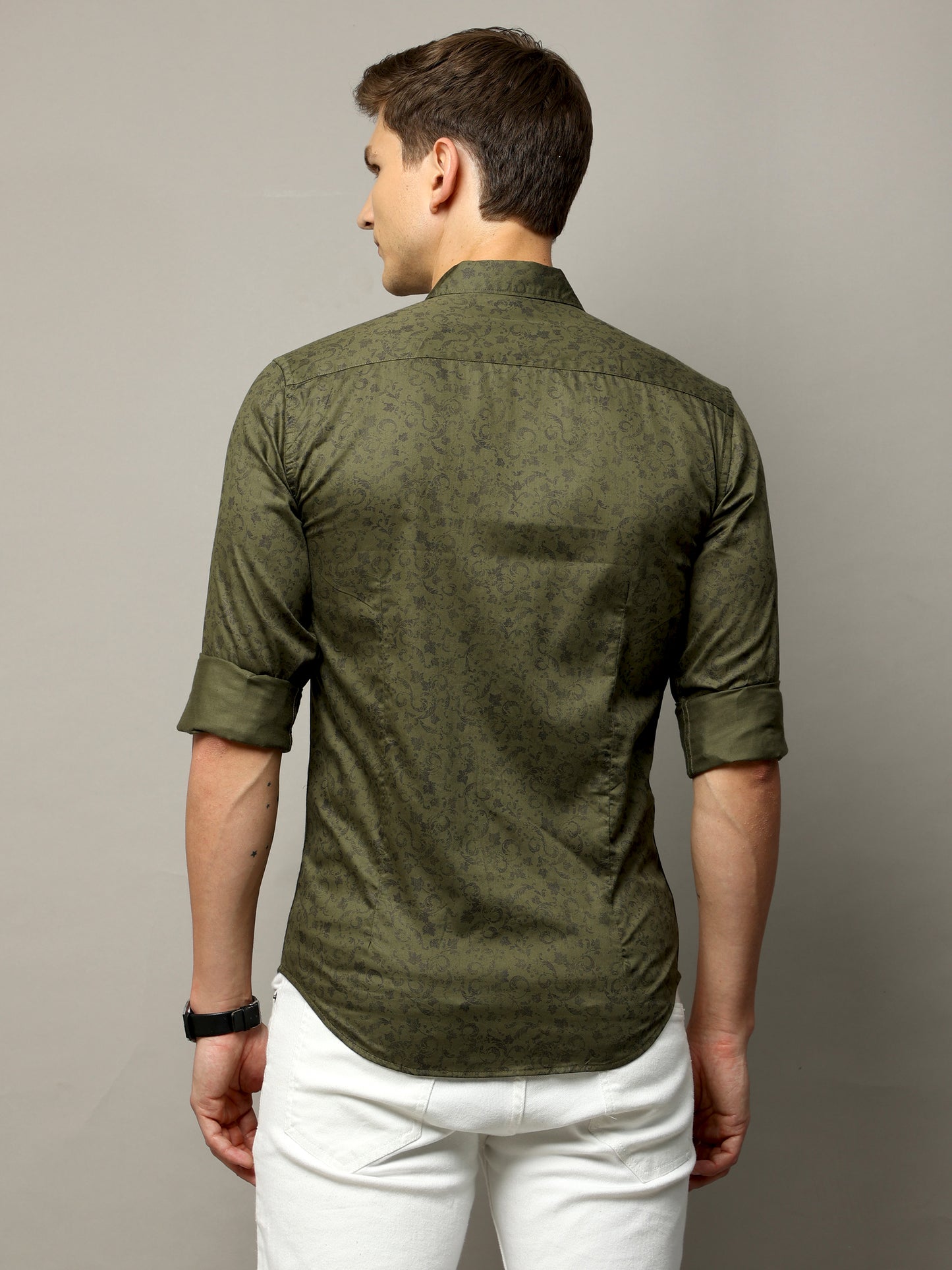 Hail Olive Printed Shirt