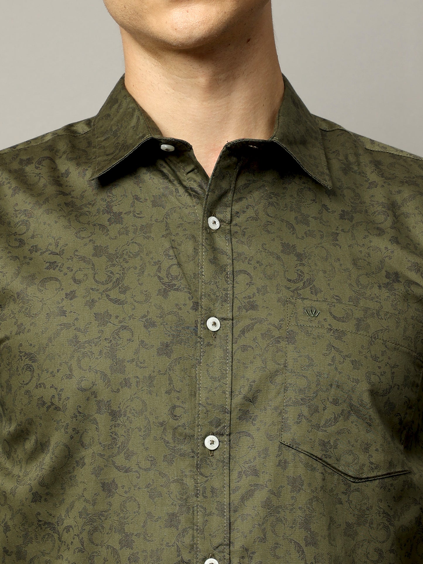 Hail Olive Printed Shirt