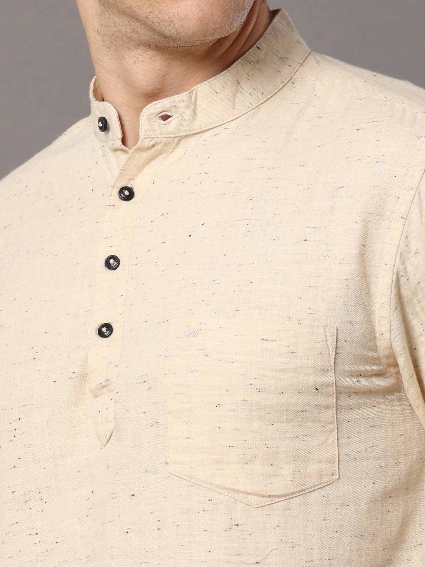 Doha Fawn Short Kurta