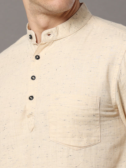 Doha Fawn Short Kurta